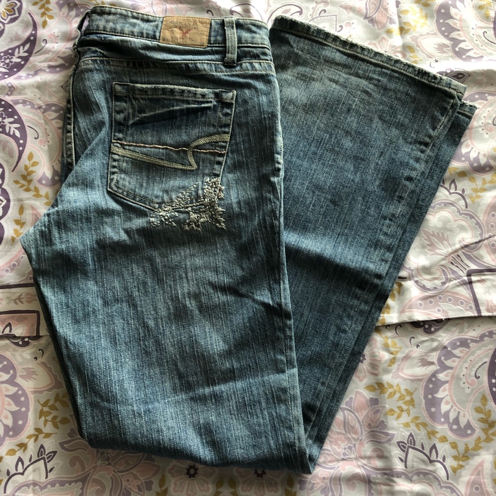 American Eagle boot cut stretch fashion jeans